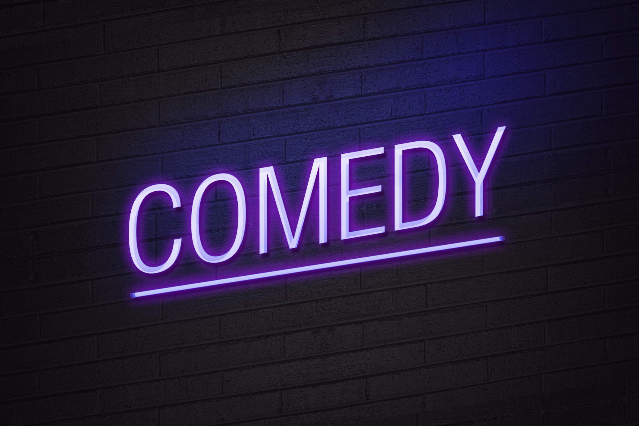 Comedy Concept Neon Sign Benjamin Kocher